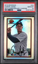 2019 Bowman 30th Anniversary Chrome Aaron Judge #B30-AJ PSA 10