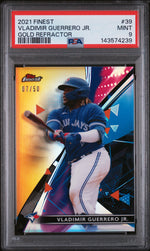 2021 Finest Gold Refractor Vladimir Guerrero Jr. #39 /50 PSA 9