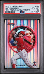 2019 Bowman's Best 1999 Franchise Favorites Shohei Ohtani #99FFSO PSA 10