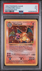 1999 Pokemon Base Set Shadowless Holo Charizard #4 PSA 5