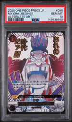 2025 One Piece Japanese Prb02-Premium Booster -One Piece Card the Best- Vol.2 Alternate Art My Era...Begins #096 PSA 10