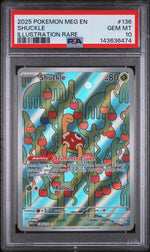 2025 Pokemon Mega Evolution Illustration Rare Shuckle #136 PSA 10