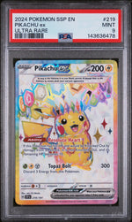 2024 Pokemon Scarlet and Violet Surging Sparks Ultra Rare Pikachu Ex #219 PSA 9