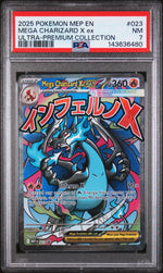 2025 Pokemon Black Star Promo Ultra Premium Collection Mega Charizard X Ex #023 PSA 7