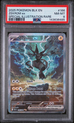 2025 Pokemon Scarlet and Violet Black Bolt Special Illustration Rare Zekrom Ex #166 PSA 8