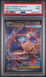 2025 Pokemon Mega Evolution Special Illustration Rare Mega Latias Ex #181 PSA 9
