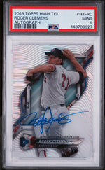 2018 Topps High Tek Autograph Roger Clemens #HT-RC PSA 9