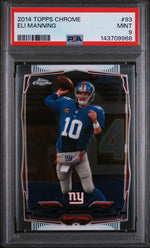 2014 Topps Chrome Eli Manning #93 PSA 9