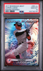 2017 Bowman's Best Raking Rookies Aaron Judge #RRAJ PSA 10