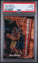 1997 Finest With Coating Kobe Bryant #262 PSA 6