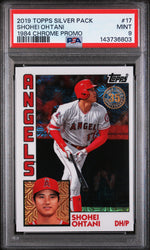2019 Topps Silver Pack '84 Chrome Promo Shohei Ohtani #T8417 PSA 9