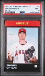 2021 Topps 582 Montgomery Set 5 Shohei Ohtani #4 PSA 9