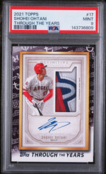 2021 Topps Through the Years Shohei Ohtani #TTY17 PSA 9