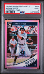 2018 Donruss Optic Pink Aaron Judge #114 PSA 9