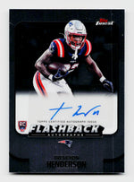 2025 Topps Finest TreVeyon Henderson Flashback Rookie RC Auto