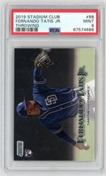 2019 Stadium Club Throwing Fernando Tatis Jr. #88 PSA 9