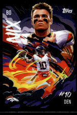 2025 Topps #UV-9 Bo Nix Ultra Violet SSP