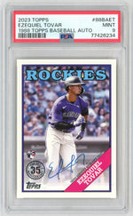 2023 Topps 1988 Topps Baseball Autographs Series 2 Ezequiel Tovar #88BAET PSA 9