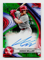 2024 Bowman Best Baseball Aidan Miller Auto /99 Green Refractor