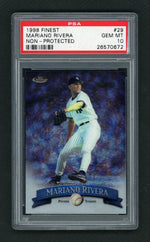 1998 Finest No-Protectors Mariano Rivera #29 PSA 10