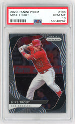 2020 Panini Prizm Mike Trout #196 PSA 10