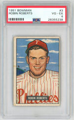 1951 Bowman Robin Roberts #3 PSA 4