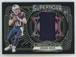 2024 Obsidian #SN-DME Drake Maye Supernova Rookie RC Patch