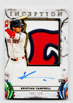 2025 Inception Kristian Campbell Rookie Patch Auto /125