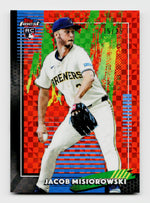 2025 Finest #82 Jacob Misiorowski Rookie RC Orange X-Fractor /25