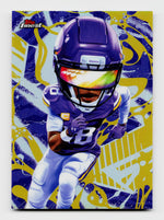 2025 Topps Finest #H-14 Justin Jefferson Headliners SSP