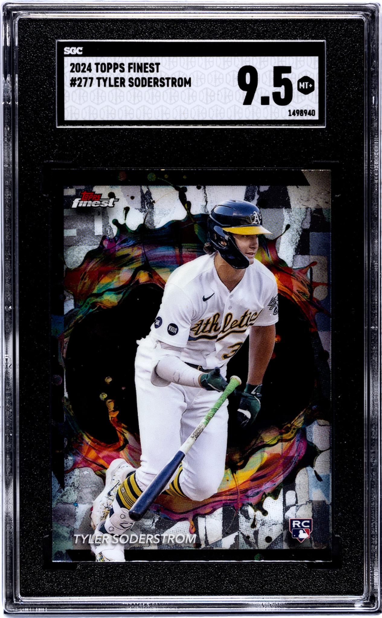 その他 TOPPS FINEST 2024 Topps Finest Tyler Soderstrom #277 RC SGC 9.5