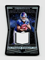 2018 Obsidian Saquon Barkley Galaxy Gear Player-Worn Patch Die-Cut /50