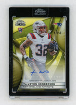 2025 Topps Chrome #RAU-TH Treveyon Henderson Rookie RC True Gold Auto /50