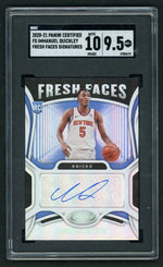 2020 Panini Certified Immanuel Quickley Fresh Faces Auto Rookie RC SGC 9.5