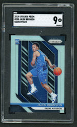 2018-19 Prizm #250 Jalen Brunson Silver Rookie RC SGC 9