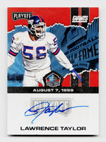 2016 Playoff Hall of Fame Lawrence Taylor Auto #7