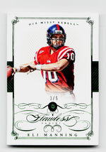 2015 Flawless #51 Eli Manning Green Emerald 3/5 Ole Miss Rebels