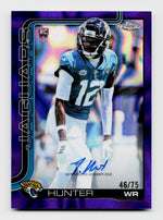 2025 Topps Chrome #RA-TRHU Travis Hunter /75 Purple Lava