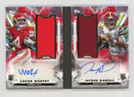 2024 Inception Xavier Worthy/Jayden Daniels Rookie RC Dual Player-Worn Relic Patch Auto Book /20
