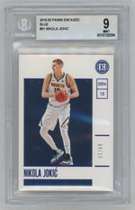 2019 Encased #31 Nikola Jokić Blue /15 BGS 9