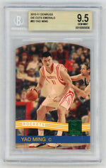 2010 Donruss #83 Yao Ming Emerald Die-Cuts BGS 9.5