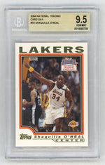 2004 Topps National Trading Card Day #T9 Shaquille O'Neal BGS 9.5