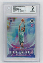 2023 NBA Hoops Premium Stock #3 Brandon Miller Silver Hoopla Rookie RC BGS 9