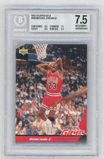 1992 Upper Deck #488 Michael Jordan Game Faces BGS 7.5