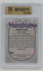 2024-25 Bowman Chrome U #BP3 Cooper Flagg Boundless Potential Rookie RC BGS 9.5