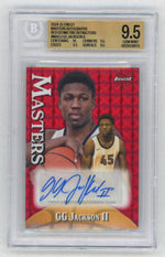 2024-25 Topps Finest GG Jackson II Red Geometric Rookie RC Auto SSP /5 BGS 9.5