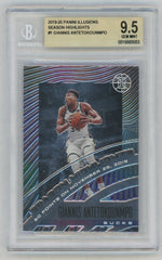 2019-20 Illusions #1 Giannis Antetokounmpo Season Highlights BGS 9.5