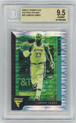 2020-21 Flux #79 LeBron James Factory Pulsar BGS 9.5