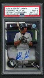 2016 Bowman Chrome Prospect Autograph Fernando Tatis Jr. #CPA-FT PSA 9