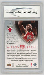 2009-10 Upper Deck MJ Legacy Gold #77 Michael Jordan BCCG 10
